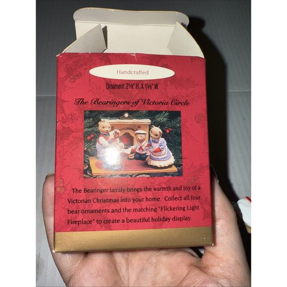 1993 Hallmark Keepsake Abearnathy Bearinger Christmas Ornament New In Box - Picture 6 of 6